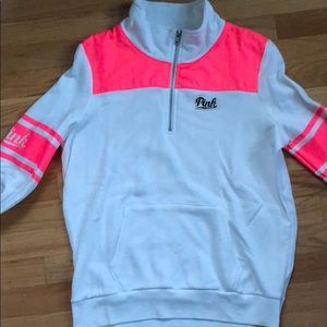 PINK quarter-zip
